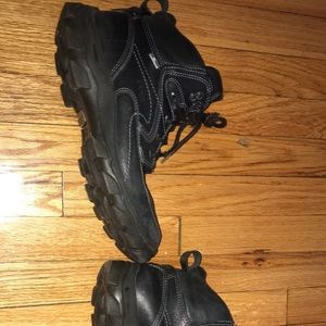 Ecco Black Water Resistant Work Boots